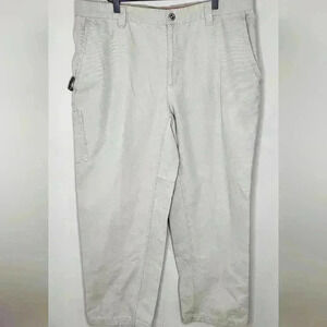 Columbis Men's Khaki Durable Cargo Pants 38X30